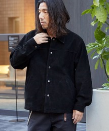 Johnbull | Johnbull/ジョンブル レザー ブルゾンジャケット ゴートスウェードレザー(ブルゾン)