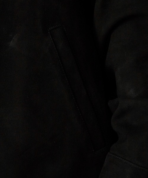 Johnbull（ジョンブル）の「Johnbull/ジョンブル レザー ブルゾンジャケット ゴートスウェードレザー（ブルゾン・メンズ・ブラック・M/L）」の17枚目の写真