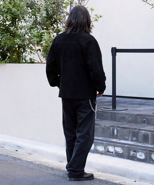 Johnbull（ジョンブル）の「Johnbull/ジョンブル レザー ブルゾンジャケット ゴートスウェードレザー（ブルゾン・メンズ・ブラック・M/L）」の6枚目の写真