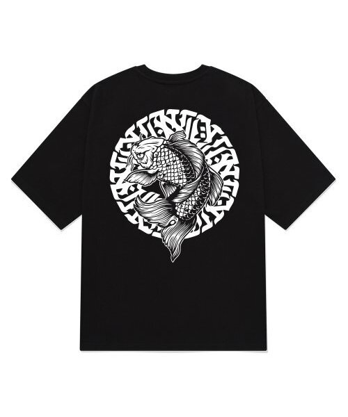 KAN6312(カン6312)の「KGTB0204 ミル 20番手 半袖Tシャツ ブラック(Tシャツ/カットソー・メンズ・その他・LARGE/MEDIUM/SMALL/X-LARGE)」の1枚目の写真