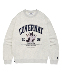 COVERNAT | ボーダーコリー フォト スウェット オートミール(スウェット)