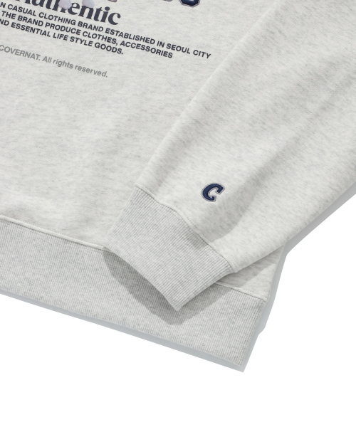 COVERNAT（カバーナット）の「ボーダーコリー フォト スウェット オートミール（スウェット・レディース・その他・XX-LARGE/MEDIUM/SMALL/X-SMALL/LARGE/X-LARGE）」の5枚目の写真