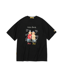 [パトワマット] QnA Tシャツ(ブラック)