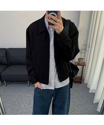 ALYSS（アリス）の「[デイリールームXアリス] ソフトグレインウールブルゾンジャケット [ブラック]（MA-1）」