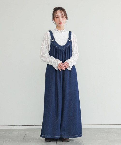 n'OrLABEL(ノアールレーベル)の「【イージーケア】レースブラウス&ジレワンピースセットアップ(ワンピース・レディース・グレー/ブラック・2/1)」の19枚目の写真