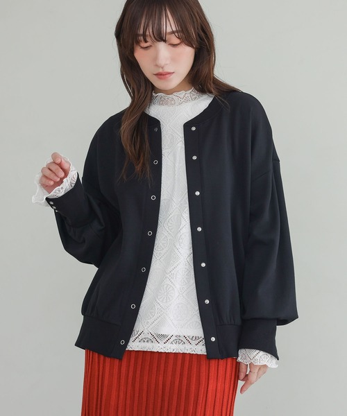 n'OrLABEL(ノアールレーベル)の「【イージーケア】レースブラウス&ジレワンピースセットアップ(ワンピース・レディース・グレー/ブラック・2/1)」の20枚目の写真