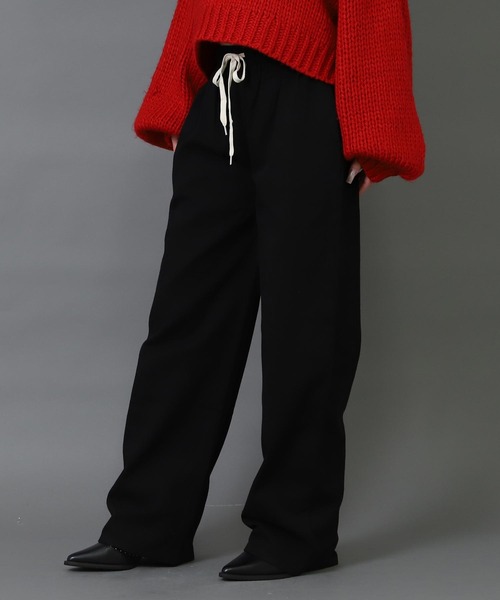 ANAP（アナップ）の「マルチパターン ワイド イージー パンツ（その他パンツ・レディース・ブラック/ベージュ/ブラウン・F）」の5枚目の写真