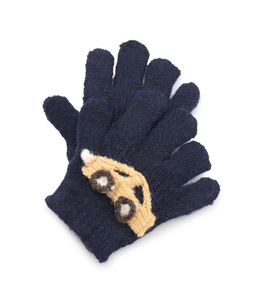 petit main（プティマイン）の「アソートモチーフ手袋（手袋・キッズ・アイボリー/ライトグリーン/ネイビー/ベージュ・M/S）」の4枚目の写真