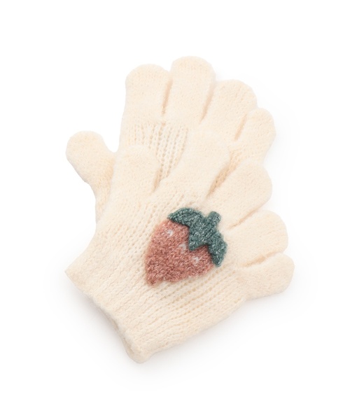 petit main（プティマイン）の「アソートモチーフ手袋（手袋・キッズ・アイボリー/ライトグリーン/ネイビー/ベージュ・M/S）」の5枚目の写真