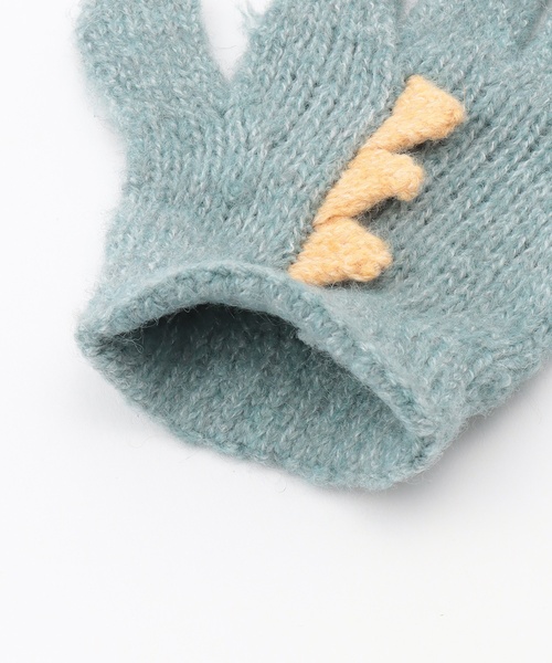 petit main（プティマイン）の「アソートモチーフ手袋（手袋・キッズ・アイボリー/ライトグリーン/ネイビー/ベージュ・M/S）」の7枚目の写真