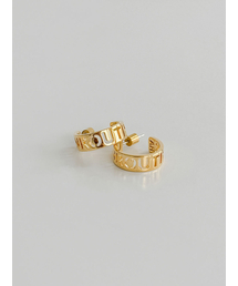August Harmony（オーガストハーモニー）の「Small Unroutine Hoop Earring - Gold（ピアス（両耳用））」