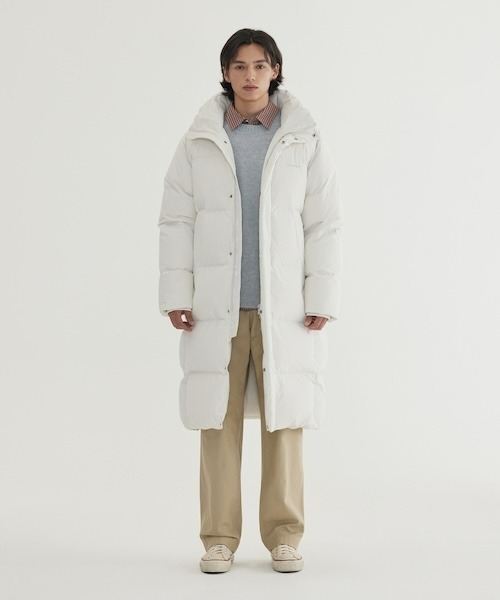 COVERNAT(カバーナット)の「CIVIC RDS LONG DOWN JACKET(ダウンジャケット/コート・メンズ・ライトグレー/アイボリー/ブラック・XX-LARGE/X-LARGE/LARGE/MEDIUM/SMALL/X-SMALL)」の18枚目の写真