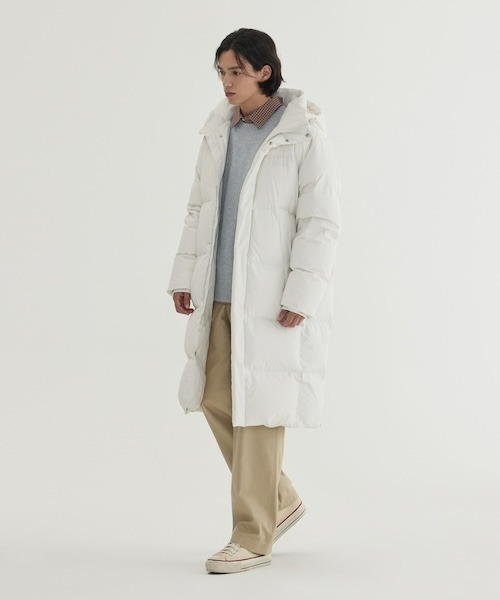 COVERNAT（カバーナット）の「CIVIC RDS LONG DOWN JACKET（ダウンジャケット/コート・メンズ・ライトグレー/アイボリー/ブラック・XX-LARGE/X-LARGE/LARGE/MEDIUM/SMALL/X-SMALL）」の19枚目の写真