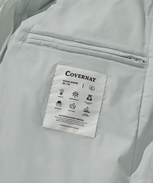 COVERNAT（カバーナット）の「CIVIC RDS LONG DOWN JACKET（ダウンジャケット/コート・メンズ・ライトグレー/アイボリー/ブラック・XX-LARGE/X-LARGE/LARGE/MEDIUM/SMALL/X-SMALL）」の17枚目の写真