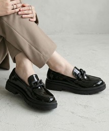 HIPS（ヒップス）の「厚底チェーンローファー（ローファー）」