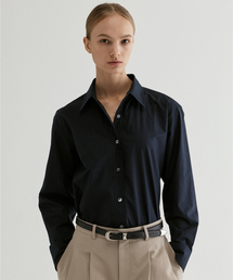 Classic Cotton Long Sleeve Shirt Navy