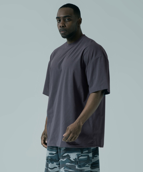 LOFIX(ロフィックス)の「エアクールオーバーサイズ半袖(チャコール)(Tシャツ/カットソー・メンズ・その他・LARGE/X-LARGE/XX-LARGE/MEDIUM)」の1枚目の写真