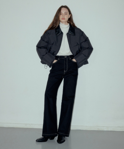 CITTA（シータ）の「シグネチャーロゴポケットパンツ_CTD413(ブラック)（スラックス・レディース・ブラック・LARGE/MEDIUM/SMALL）」の2枚目の写真