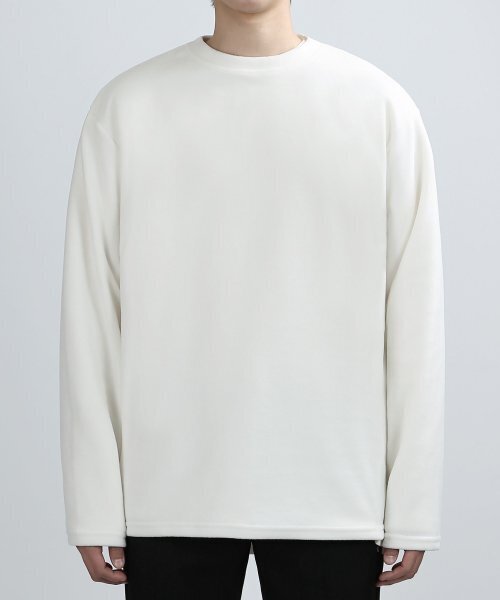 VERYVAIN(ベリベーン)の「FLEECE LONG SLEEVES (CREAM)(Tシャツ/カットソー・メンズ・その他・LARGE/MEDIUM)」の1枚目の写真