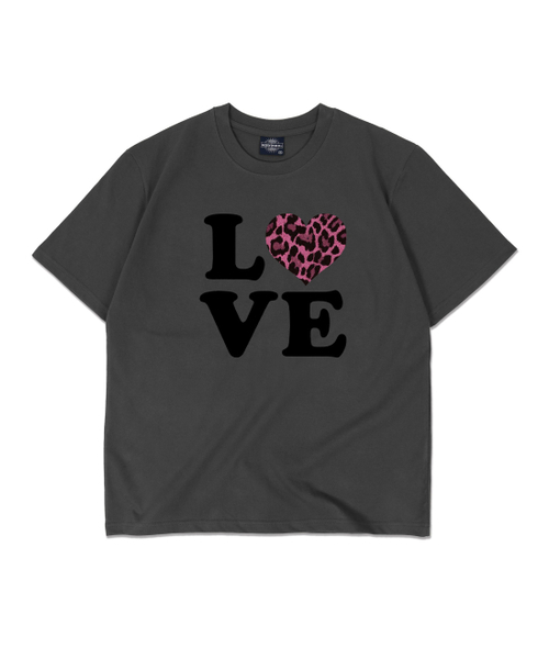 KATRINA K（カトリーナケイ）の「ラブピンクレオパード半袖Tシャツ-3カラー（Tシャツ/カットソー・レディース・ブルー/ライトイエロー/チャコール・MEDIUM/LARGE）」の11枚目の写真