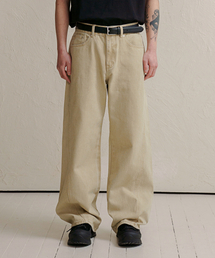 DEN06391 Beige Fade Out Pants [curved extra wide fit]