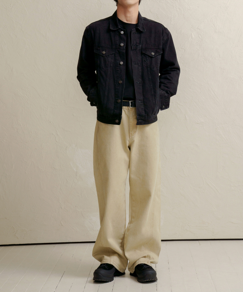 DENMADE（デンメイド）の「DEN06391 Beige Fade Out Pants [curved extra wide fit]（その他パンツ・メンズ・その他・S/M/L/XL）」の5枚目の写真