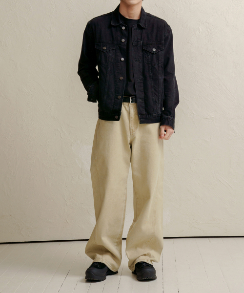 DENMADE（デンメイド）の「DEN06391 Beige Fade Out Pants [curved extra wide fit]（その他パンツ・メンズ・その他・S/M/L/XL）」の6枚目の写真