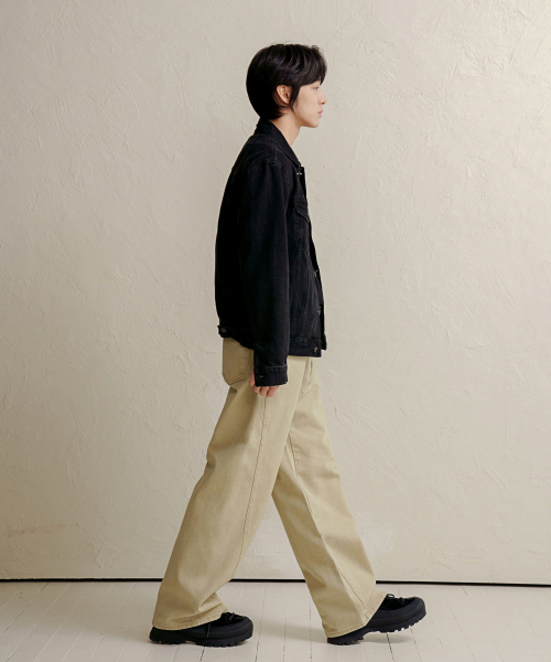 DENMADE（デンメイド）の「DEN06391 Beige Fade Out Pants [curved extra wide fit]（その他パンツ・メンズ・その他・S/M/L/XL）」の7枚目の写真