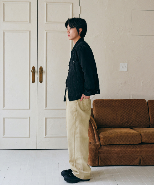 DENMADE（デンメイド）の「DEN06391 Beige Fade Out Pants [curved extra wide fit]（その他パンツ・メンズ・その他・S/M/L/XL）」の11枚目の写真