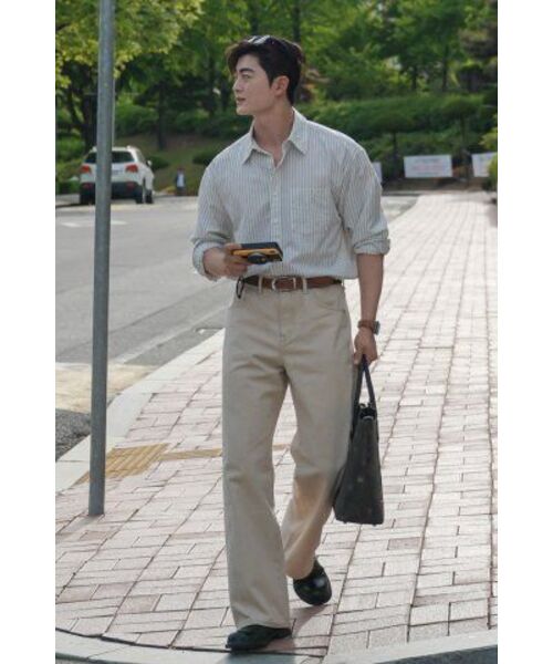 DENMADE（デンメイド）の「DEN06391 Beige Fade Out Pants [curved extra wide fit]（その他パンツ・メンズ・その他・S/M/L/XL）」の15枚目の写真