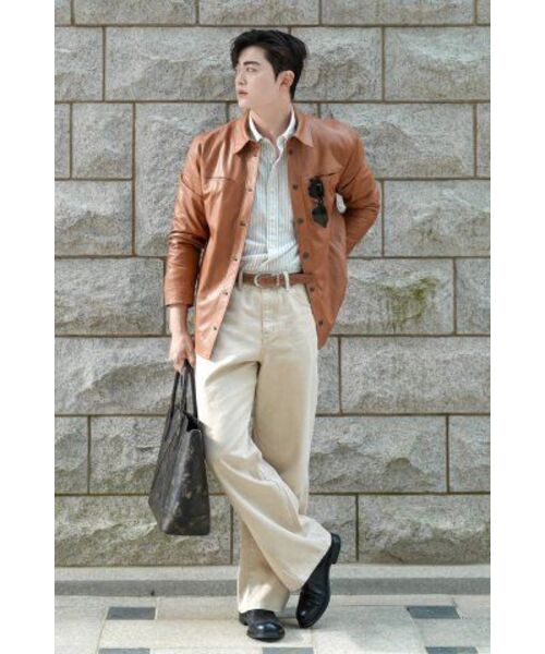 DENMADE（デンメイド）の「DEN06391 Beige Fade Out Pants [curved extra wide fit]（その他パンツ・メンズ・その他・S/M/L/XL）」の16枚目の写真