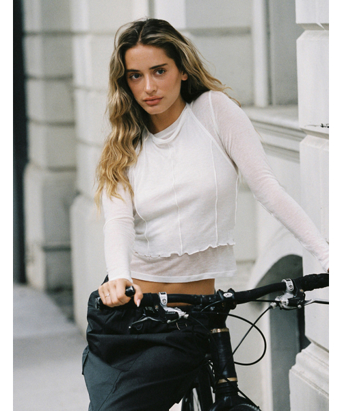 SURFEA(サーフィー)の「SOFT HALTER TOP_IVORY(Tシャツ/カットソー・レディース・その他・F)」の2枚目の写真