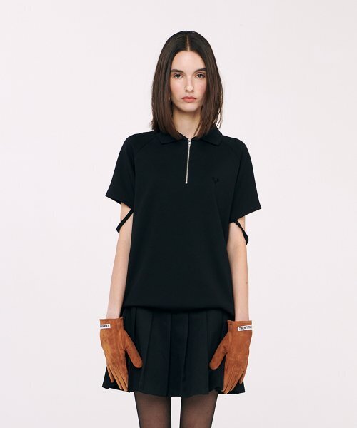 TWENTY FOUR T(トゥエンティフォーティ)の「24T Logo Pique T-Shirt Black(Tシャツ/カットソー・レディース・その他・FREE)」の2枚目の写真