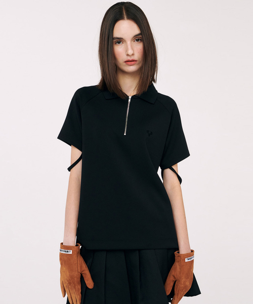TWENTY FOUR T(トゥエンティフォーティ)の「24T Logo Pique T-Shirt Black(Tシャツ/カットソー・レディース・その他・FREE)」の3枚目の写真