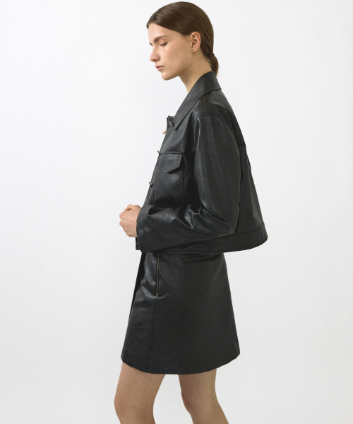 OCTETTE（オテット）の「LEATHER WORK JK_BLACK（ライダースジャケット・レディース・その他・FREE）」の7枚目の写真