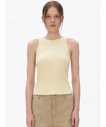 Basic Tank Top, Light Yellow