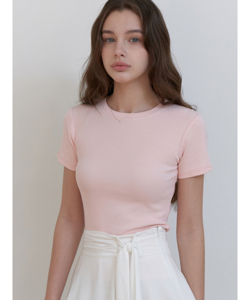 RE_L(リエル)の「Blueberry half t-shirt (pink)(Tシャツ/カットソー・レディース・その他・FREE)」の4枚目の写真