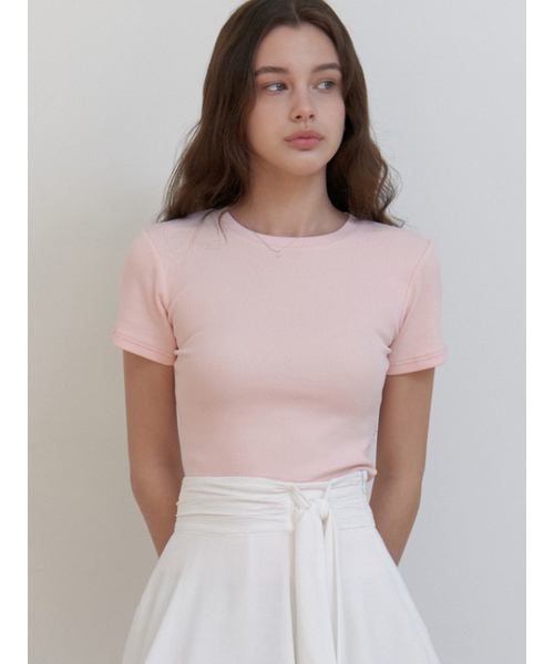 RE_L(リエル)の「Blueberry half t-shirt (pink)(Tシャツ/カットソー・レディース・その他・FREE)」の5枚目の写真
