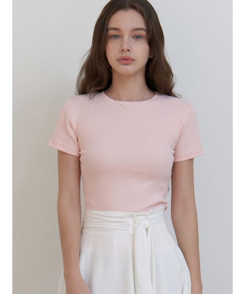 RE_L(リエル)の「Blueberry half t-shirt (pink)(Tシャツ/カットソー・レディース・その他・FREE)」の6枚目の写真