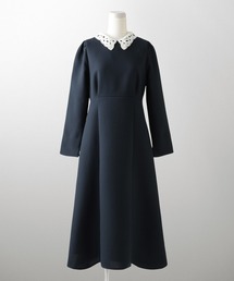 HUIT bouquet（ユイット）の「オケージョン対応 レース襟付き ワンピース HUIT（ワンピース）」