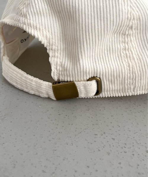 KAIKO（カイコー）の「KAIKO Domestic cap corduroy（キャップ・メンズ・オフホワイト・ONESIZE）」の4枚目の写真