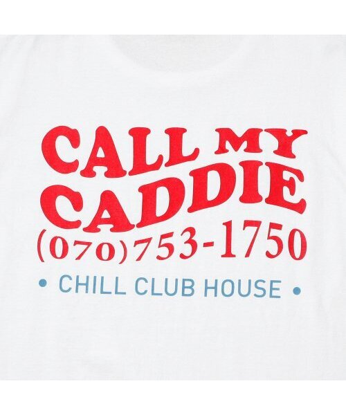 CHILL SPORTS CLUB(チルスポーツクラブ)の「コールマイキャディ ホワイト(Tシャツ/カットソー・メンズ・その他・MEDIUM/LARGE/X-LARGE)」の6枚目の写真