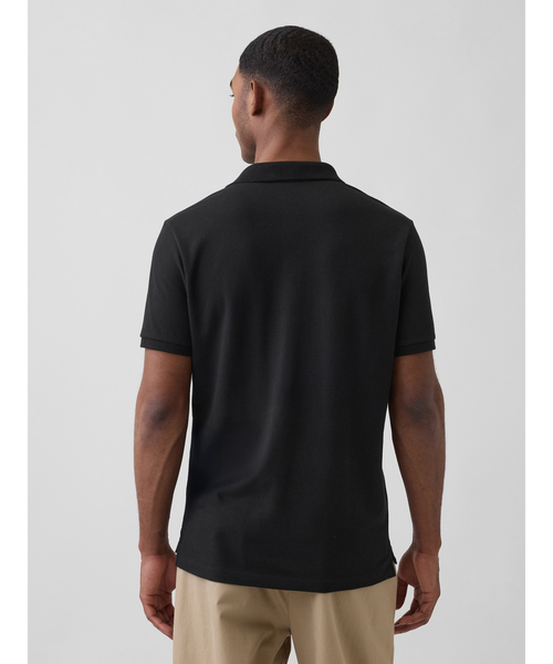 GAP(ギャップ)の「ブラナンベア ストレッチ ピケ ポロシャツ(ポロシャツ・メンズ・ホワイト・XS/S/M/L/XL)」の8枚目の写真