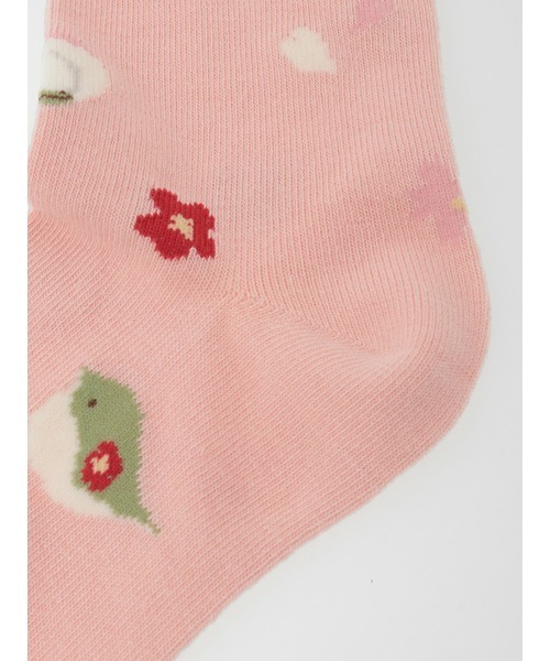 PINK HOUSE(ピンクハウス)の「幸見うさぎ柄ソックス(ソックス/靴下・レディース・レッド/ピンク/ライトグリーン/スカイブルー/ブラック・フリー)」の9枚目の写真