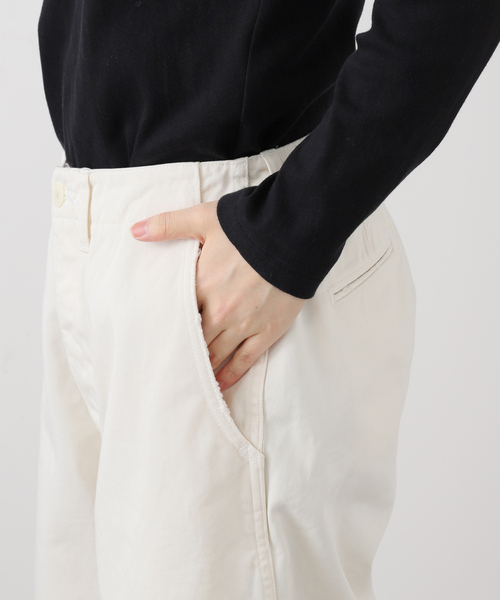 JOURNAL STANDARD LUXE（ジャーナルスタンダード　ラックス）の「《追加》ツイルスタンダードチノ（チノパンツ・レディース・ホワイト/ベージュ・SMALL/MEDIUM/LARGE）」の13枚目の写真
