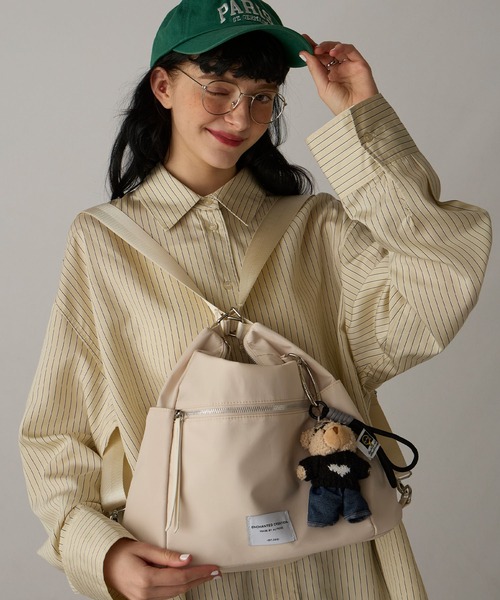 セール】【BONLECILL Marche】《A4収納》3wayテープショルダーバッグ