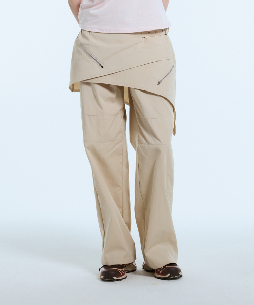 LARTIGENT（ラーティゼン）の「L11 WRAP SKIRT PANTS(BEIGE)（その他パンツ・レディース・その他・S/M）」の3枚目の写真