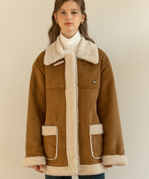 OURHOPE（アワーホープ）の「シャイア シアリングムートンコート - キャメル（その他アウター・レディース・その他・ONE SIZE）」の3枚目の写真