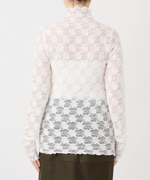 IENA LA BOUCLE(イエナラブークル)の「IENA LA BOUCLE メッシュフラワーカットソー(Tシャツ/カットソー・レディース・ホワイト・FREE)」の18枚目の写真