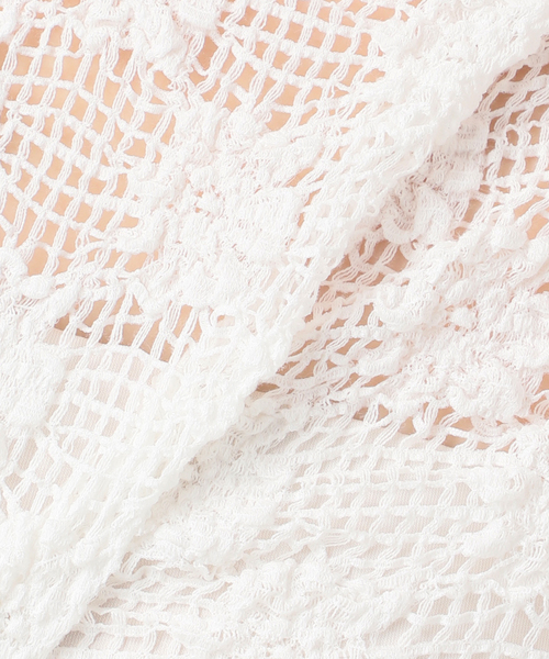 IENA LA BOUCLE(イエナラブークル)の「IENA LA BOUCLE メッシュフラワーカットソー(Tシャツ/カットソー・レディース・ホワイト・FREE)」の5枚目の写真